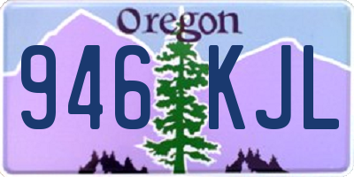 OR license plate 946KJL
