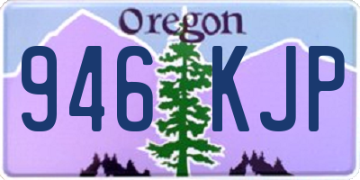 OR license plate 946KJP