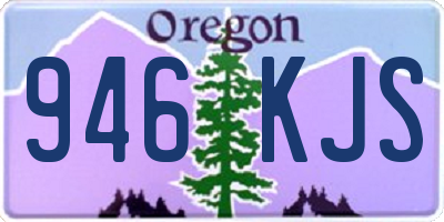 OR license plate 946KJS