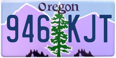 OR license plate 946KJT