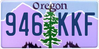 OR license plate 946KKF