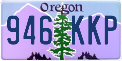 OR license plate 946KKP