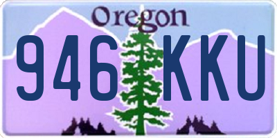 OR license plate 946KKU