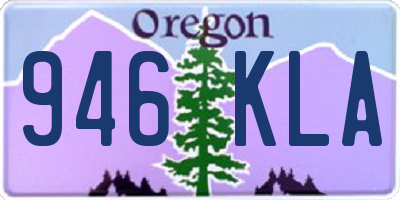OR license plate 946KLA