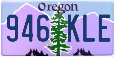OR license plate 946KLE