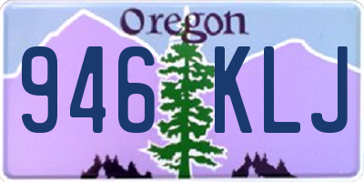 OR license plate 946KLJ
