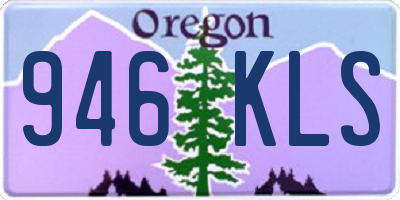 OR license plate 946KLS