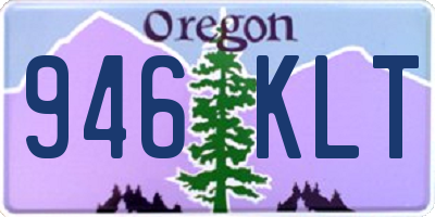 OR license plate 946KLT