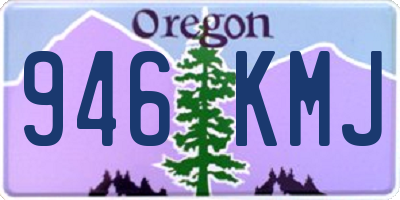 OR license plate 946KMJ
