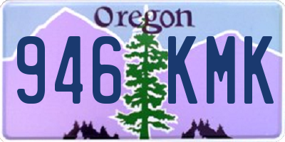 OR license plate 946KMK