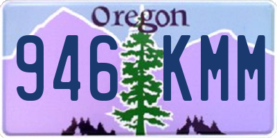 OR license plate 946KMM