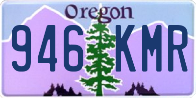 OR license plate 946KMR