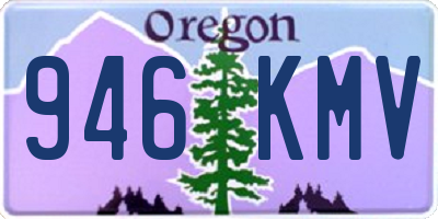 OR license plate 946KMV