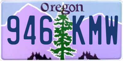 OR license plate 946KMW