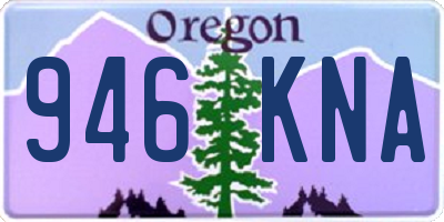 OR license plate 946KNA
