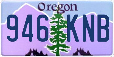 OR license plate 946KNB