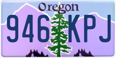 OR license plate 946KPJ