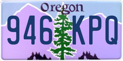 OR license plate 946KPQ
