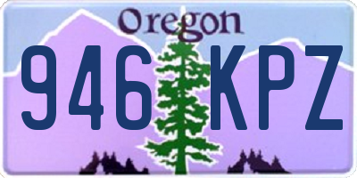 OR license plate 946KPZ