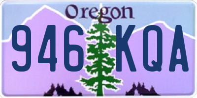 OR license plate 946KQA