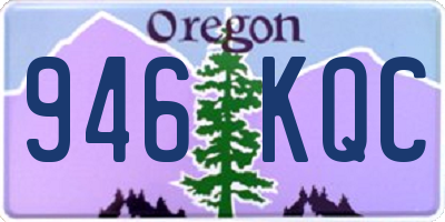 OR license plate 946KQC