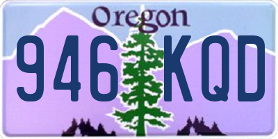 OR license plate 946KQD