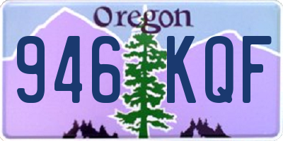 OR license plate 946KQF