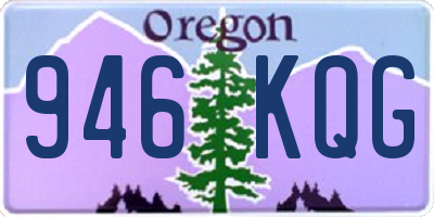 OR license plate 946KQG