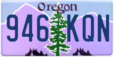 OR license plate 946KQN