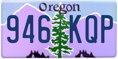 OR license plate 946KQP