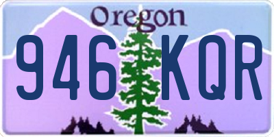 OR license plate 946KQR