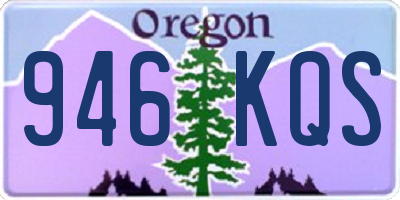 OR license plate 946KQS