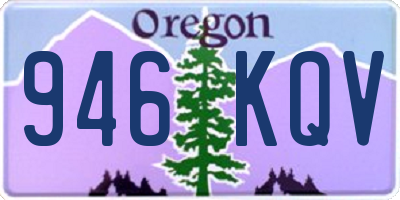 OR license plate 946KQV
