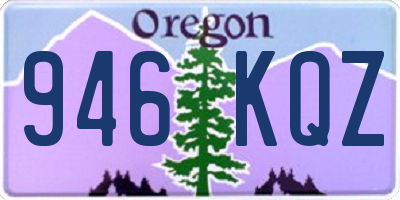 OR license plate 946KQZ
