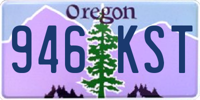 OR license plate 946KST