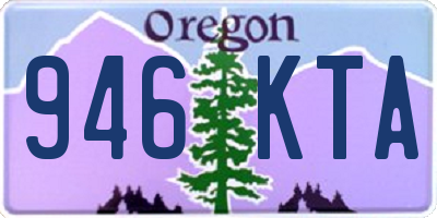 OR license plate 946KTA