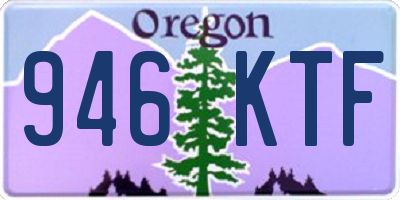 OR license plate 946KTF