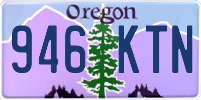 OR license plate 946KTN