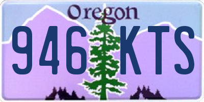 OR license plate 946KTS