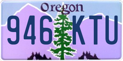 OR license plate 946KTU