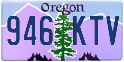 OR license plate 946KTV