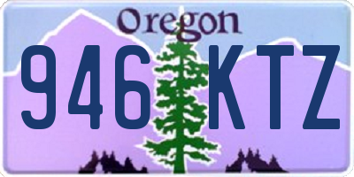 OR license plate 946KTZ