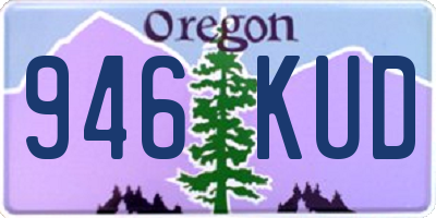 OR license plate 946KUD