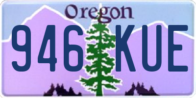 OR license plate 946KUE