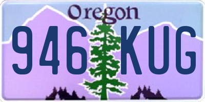 OR license plate 946KUG