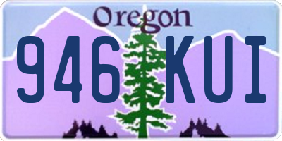 OR license plate 946KUI