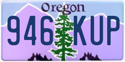 OR license plate 946KUP