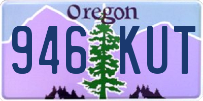 OR license plate 946KUT