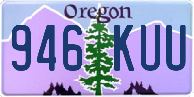 OR license plate 946KUU