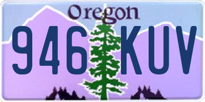 OR license plate 946KUV